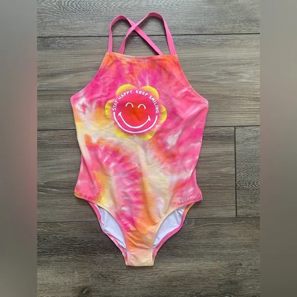 Zara Kids Pink and Orange Tie-Dye One piece/ size SIZE 13-14 см 164 Host Pick ⭐️ - Picture 1 of 5
